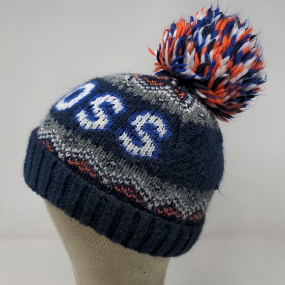 The Children's Place Baby Beanie Hat Knit Blue S 12-24 Months Fair Isle #Boss - Picture 6 of 13